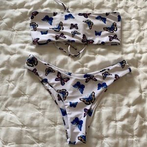 butterfly bathing suit